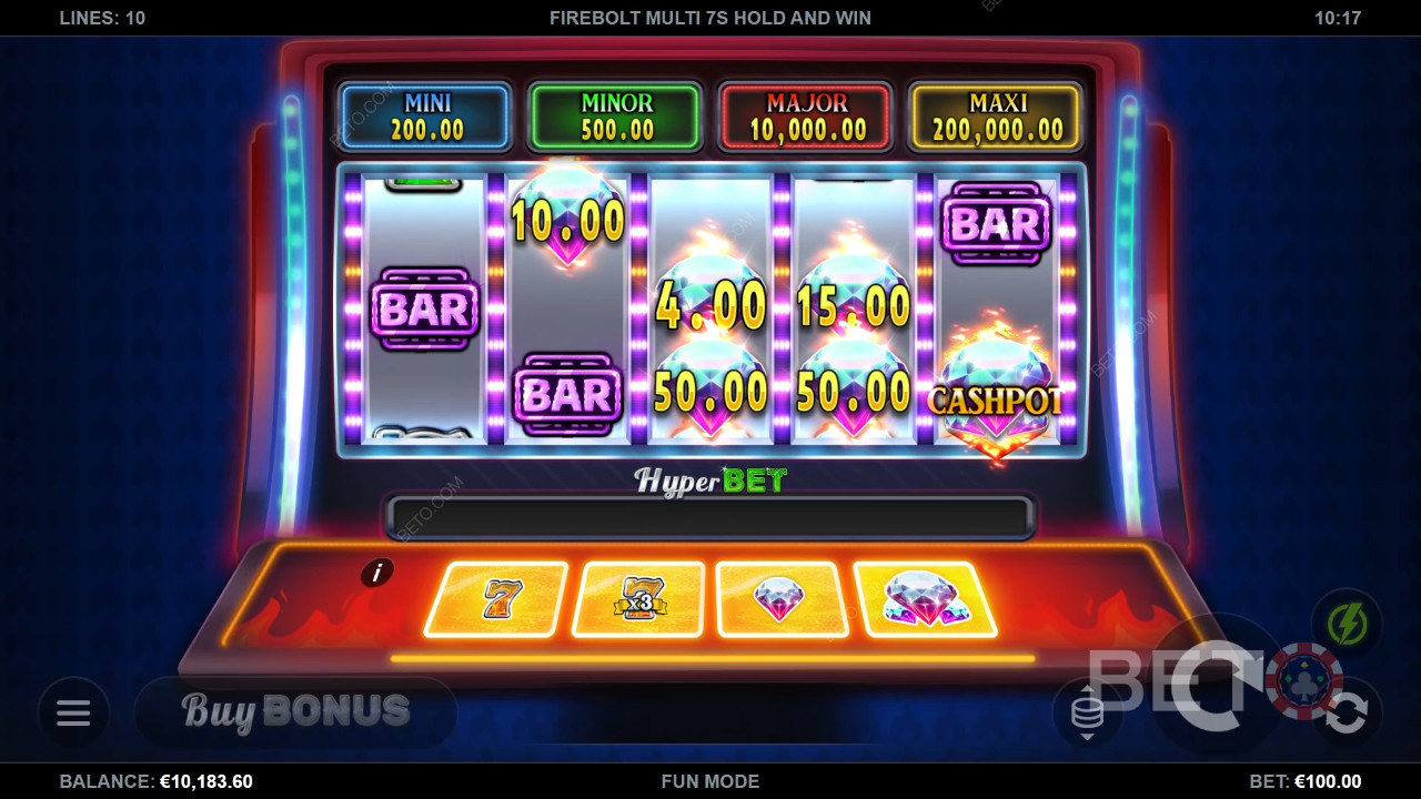 Firebolt Multi 7s Hold and Win ফ্রি খেলুন