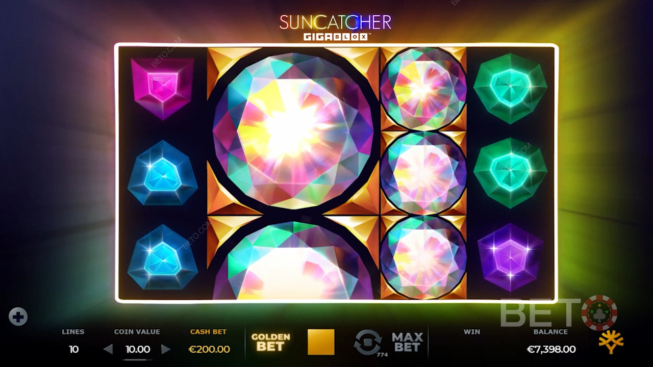 Suncatcher Gigablox বিস্ময়-অনুপ্রেরণামূলক ভিজ্যুয়াল