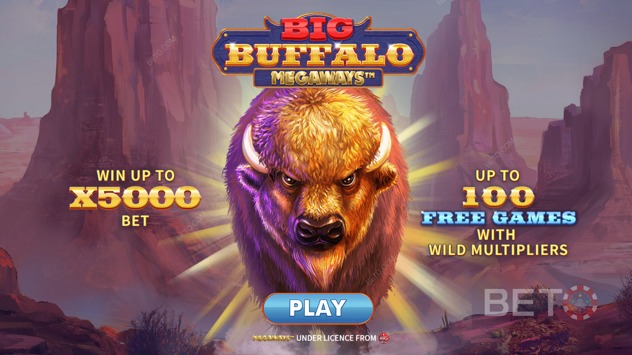 Big Buffalo Megaways এ আপনার বাজি 5,000 গুণ পর্যন্ত জিতে নিন