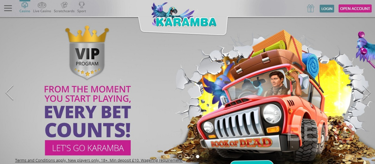 Karamba একজন ভিআইপি সদস্য হন