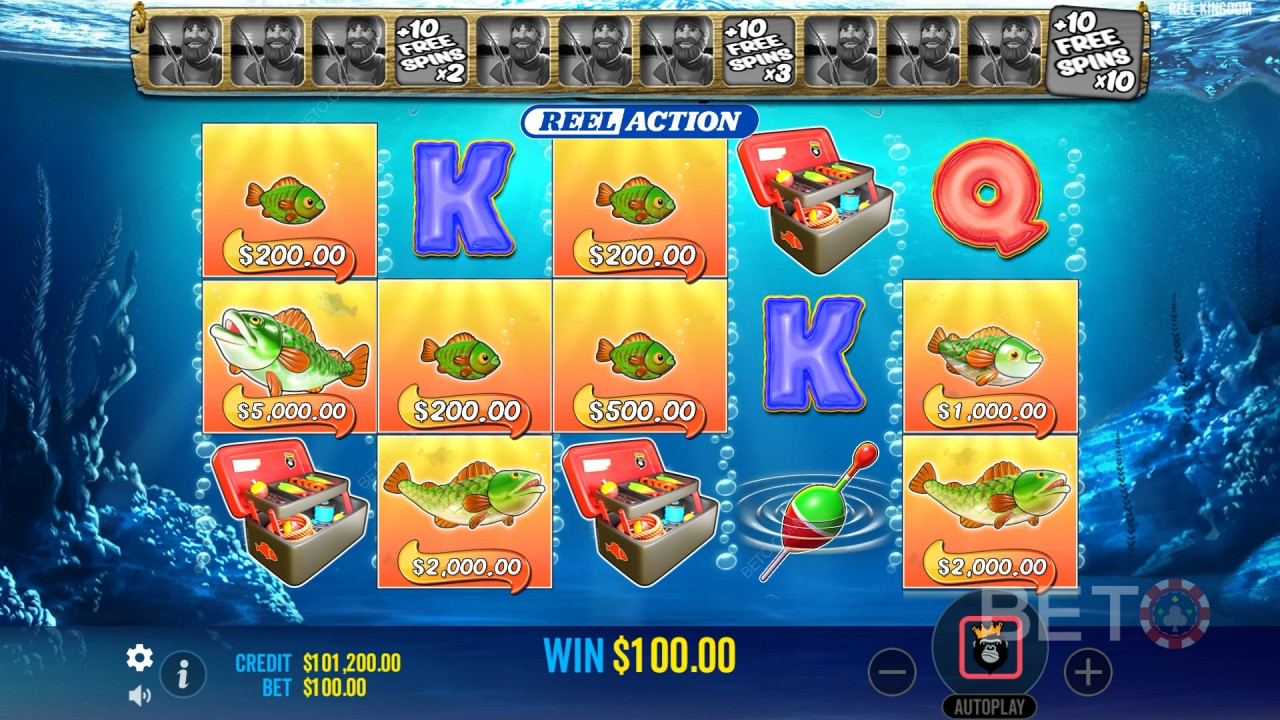Reel Kingdom Big Bass Bonanza রিল অ্যাকশন কীভাবে খেলবেন