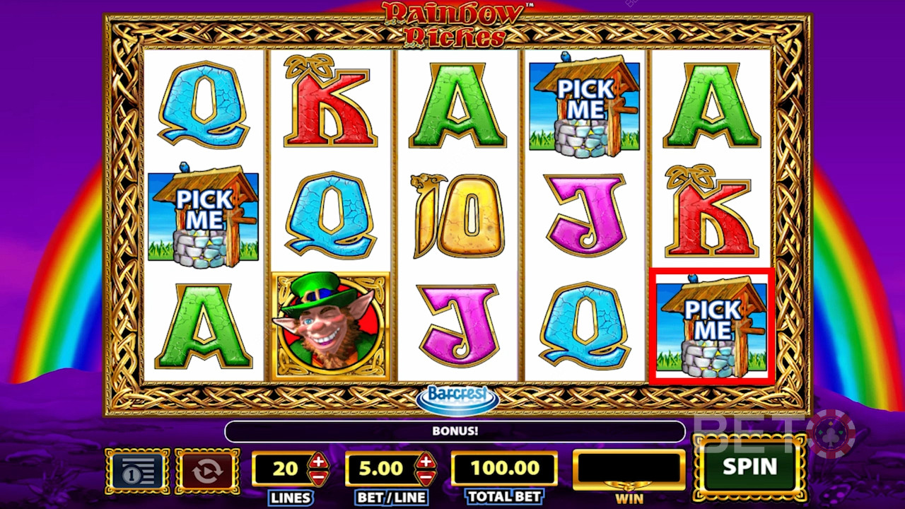 Rainbow Riches ফ্রি খেলুন