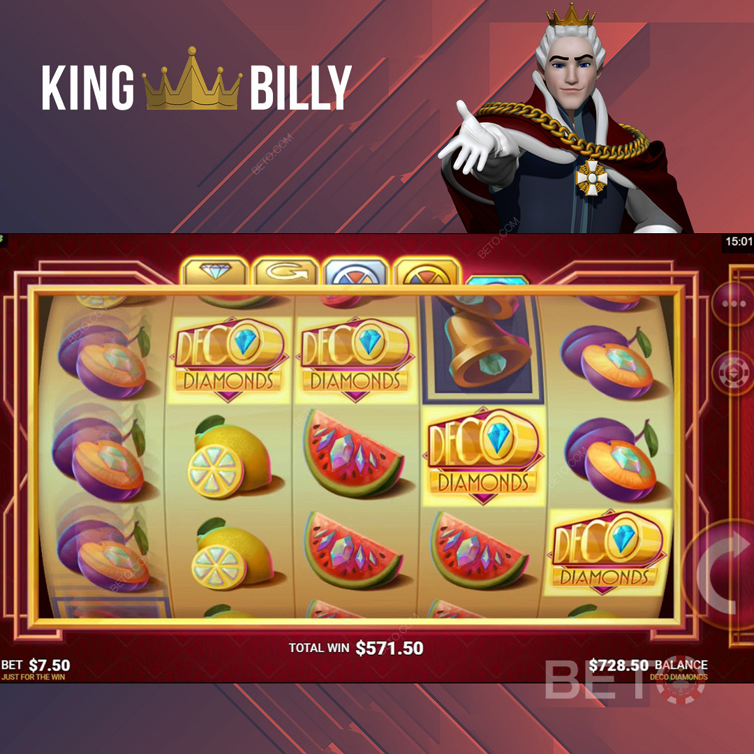 King Billy অনলাইন ক্যাসিনোতে উত্তেজনাপূর্ণ স্লট খেলুন
