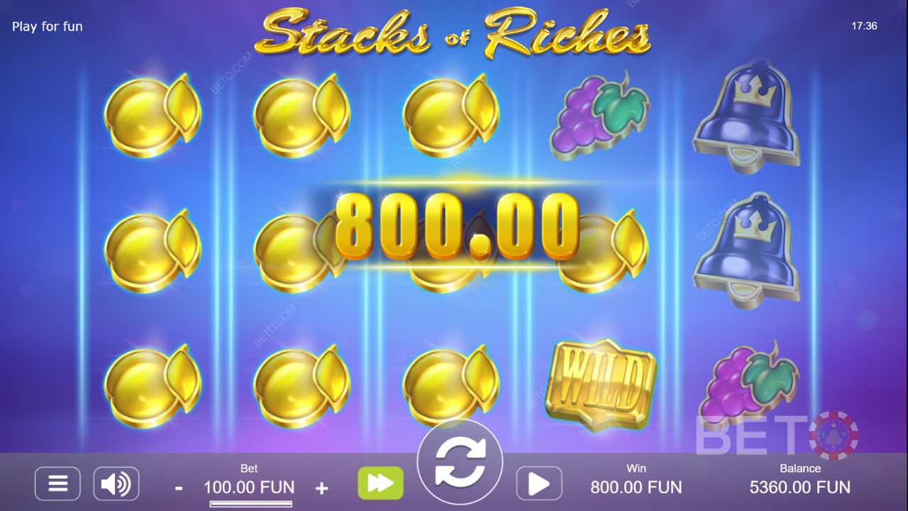 Stacks of Riches গোল্ডেন জয়