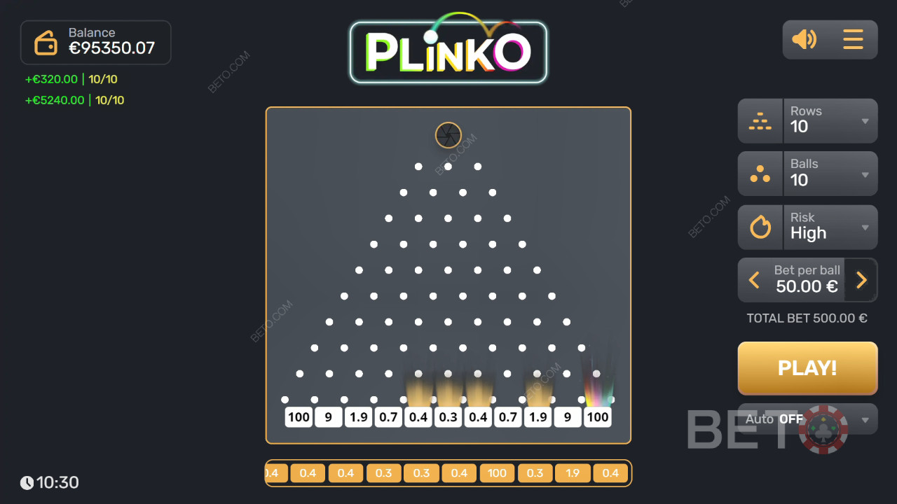 BETO স্লট দ্বারা Plinko পর্যালোচনা
