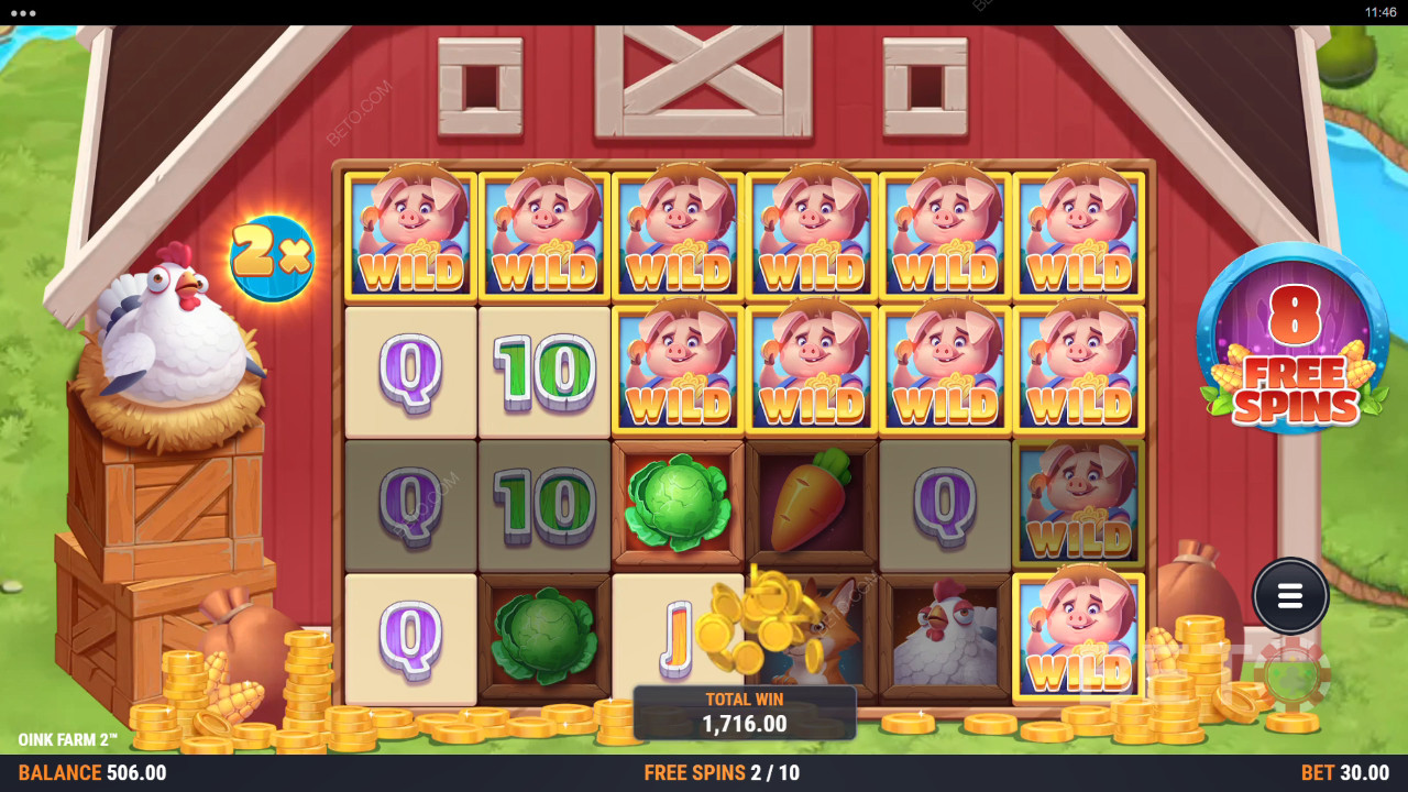 Oink Farm 2 ফ্রি খেলুন