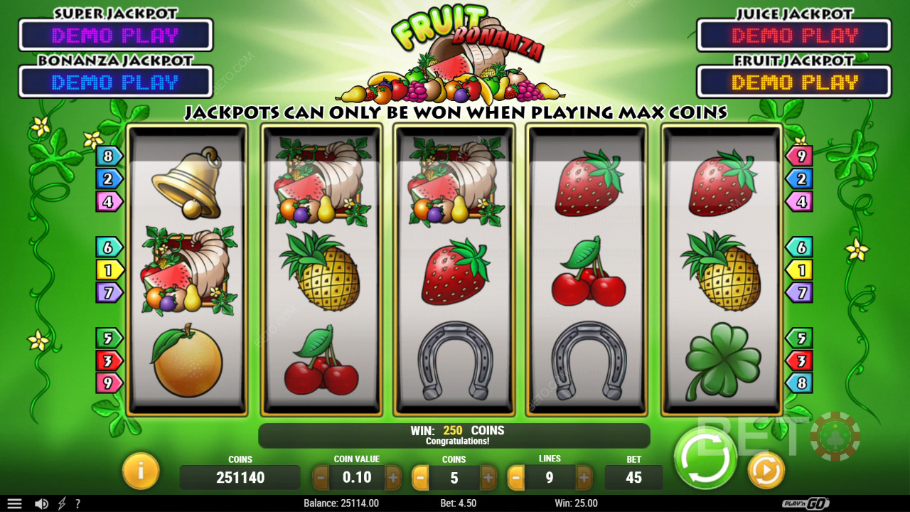 Fruit Bonanza ফ্রি খেলুন