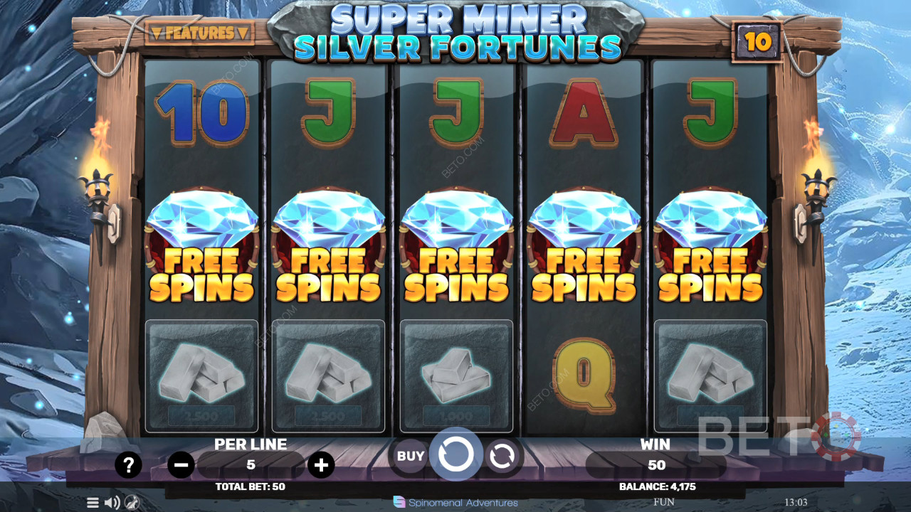 Super Miner Silver Fortunes ফ্রি খেলুন