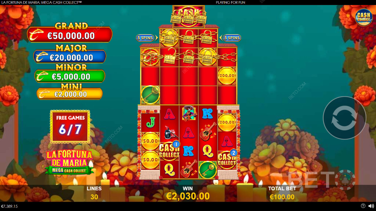 La Fortuna de Maria: Mega Cash Collect ফ্রি খেলুন