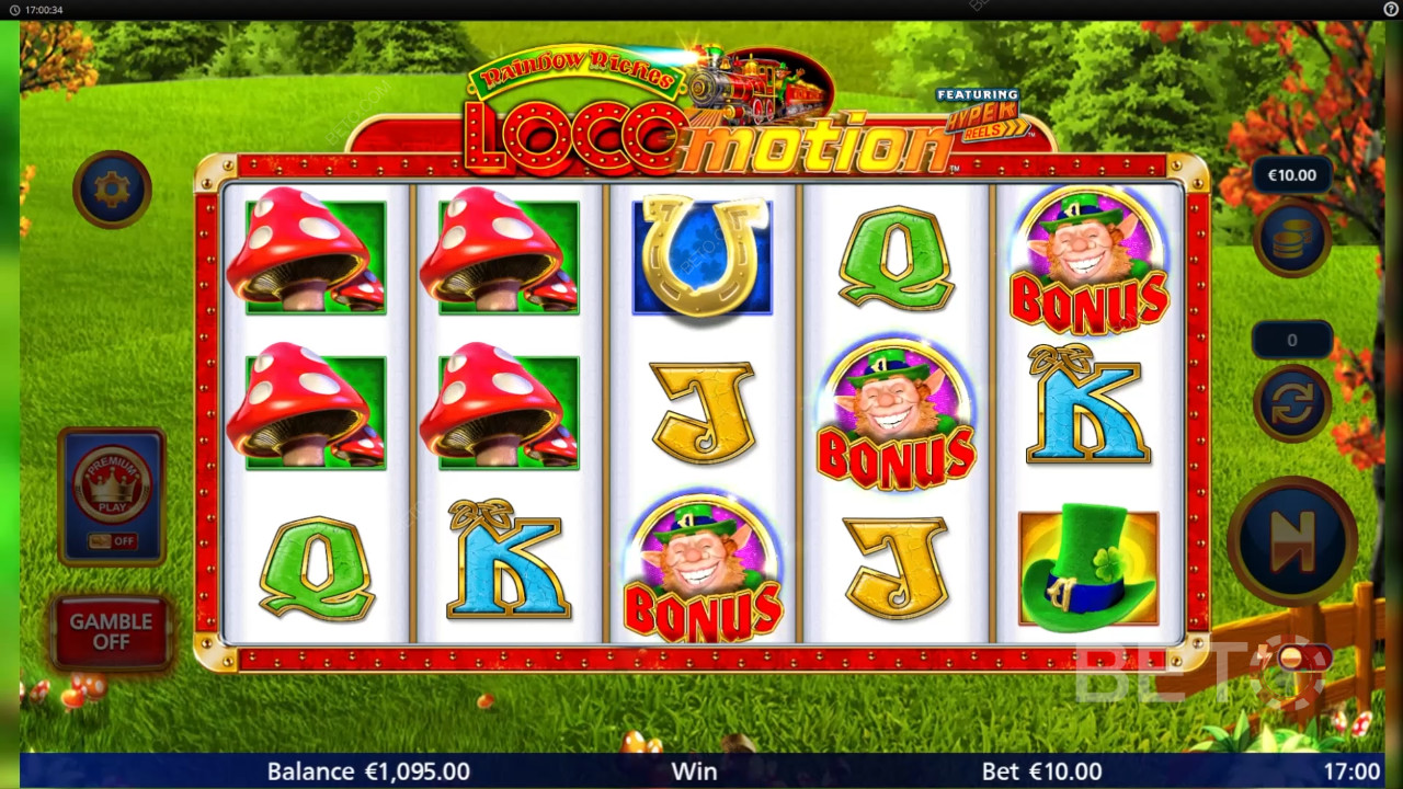লাইট এবং ওয়ান্ডার দ্বারা Rainbow Riches লোকোমোশনে বোনাস বৈশিষ্ট্যগুলি ব্যাখ্যা করা হয়েছে