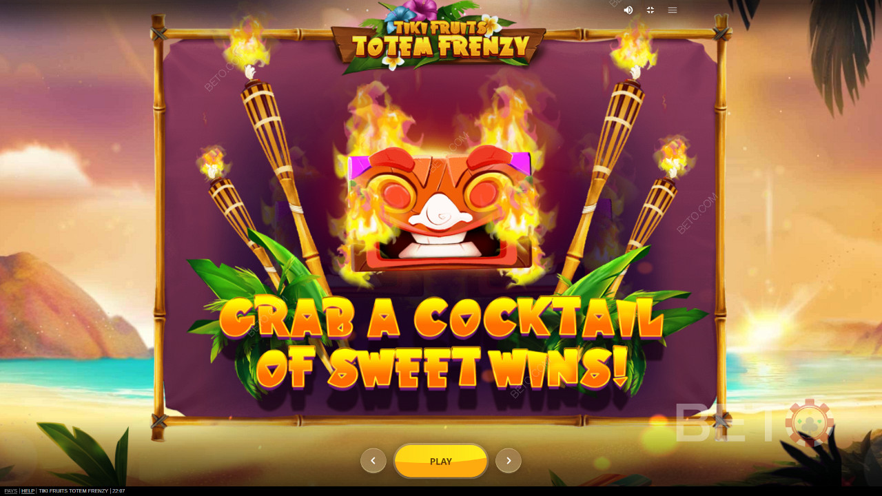Tiki Fruits Totem Frenzy অনলাইন স্লটে টিকি মাস্ক ওয়াইল্ডসের শক্তি উপভোগ করুন