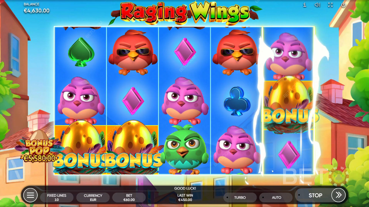 BETO স্লট দ্বারা Raging Wings পর্যালোচনা