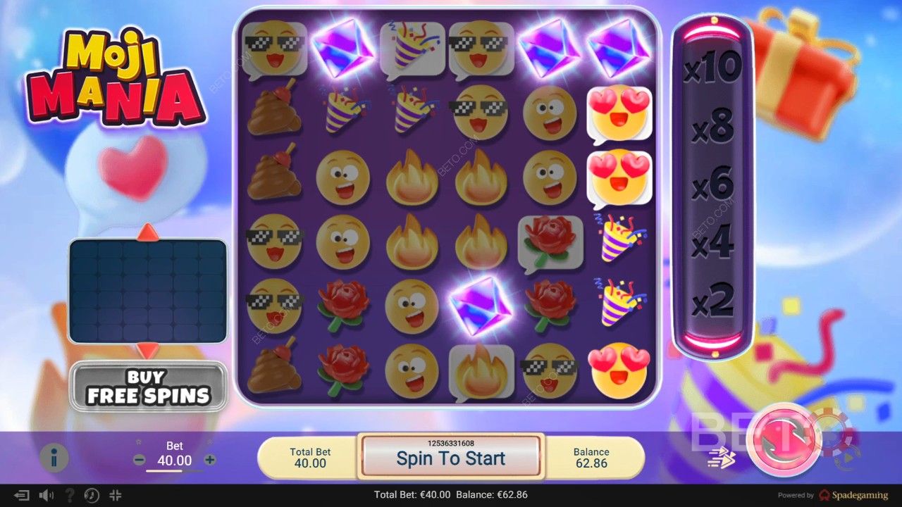 BETO স্লট দ্বারা Moji Mania পর্যালোচনা