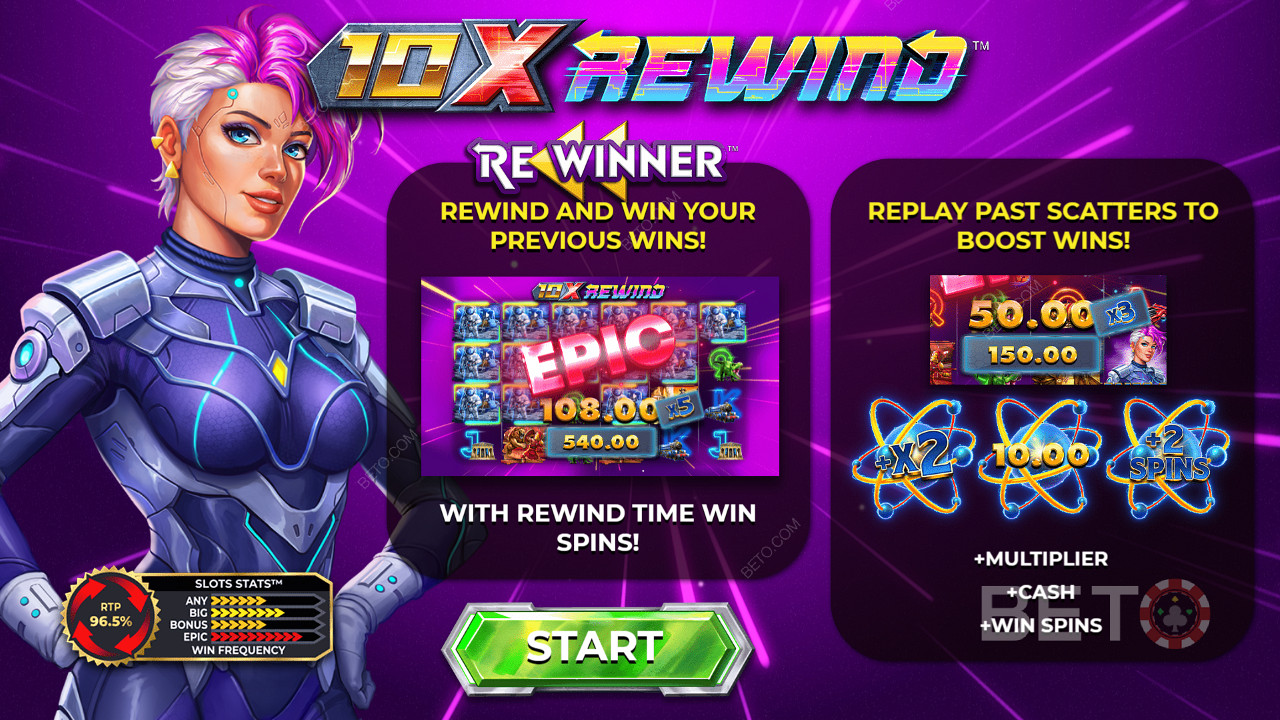 10x Rewind জুয়া খেলা শুরু করা হচ্ছে