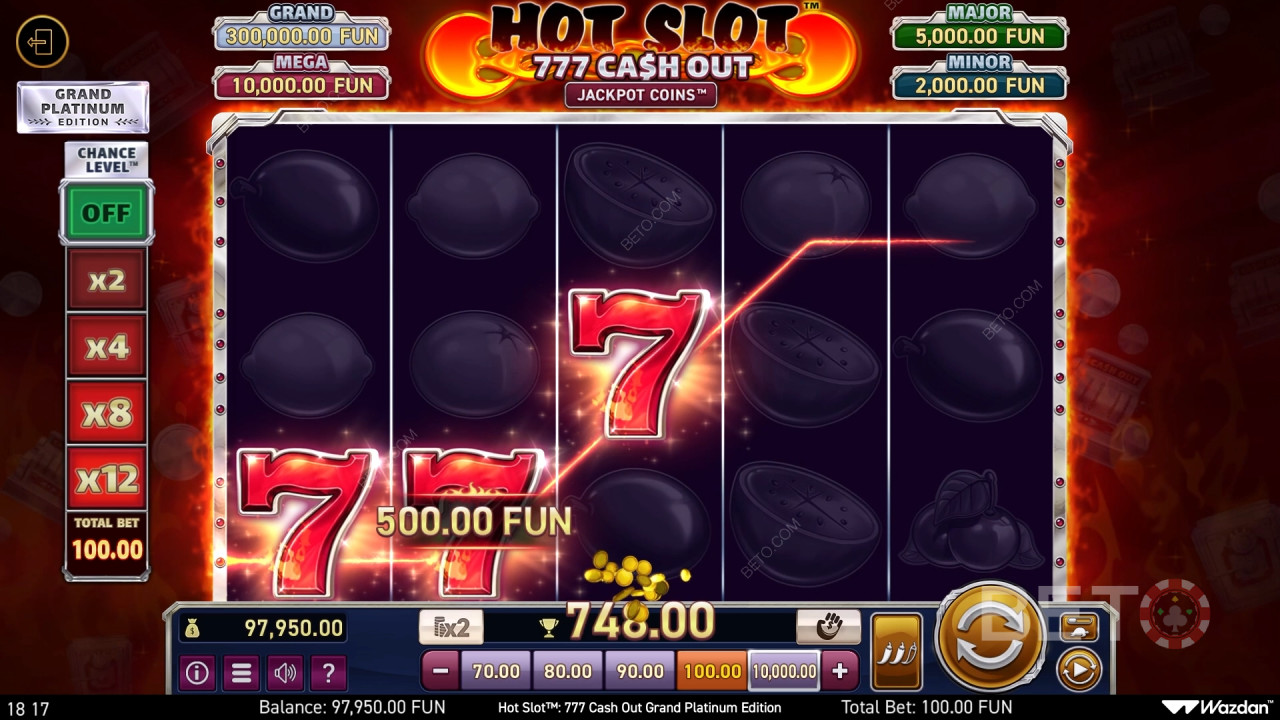 Hot Slot: 777 Cash Out Grand Platinum Edition ফ্রি খেলুন