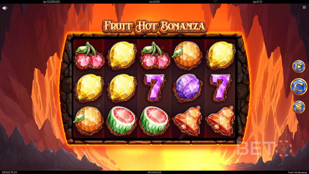 Fruit Hot Bonanza স্ফটিক ফলের প্রতীক