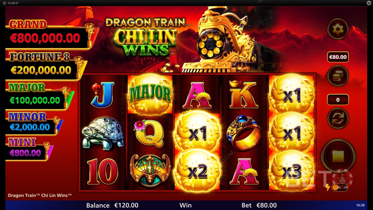 Dragon Train Chi Lin Wins ফ্রি খেলুন