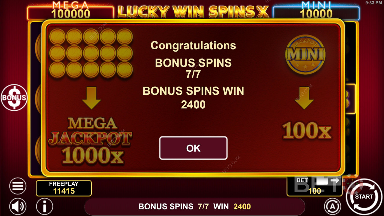বোনাস বৈশিষ্ট্য 1spin4win দ্বারা লাকি উইন স্পিন এক্স-এ ব্যাখ্যা করা হয়েছে