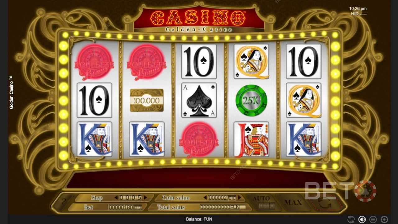 Golden Casino ফ্রি খেলুন