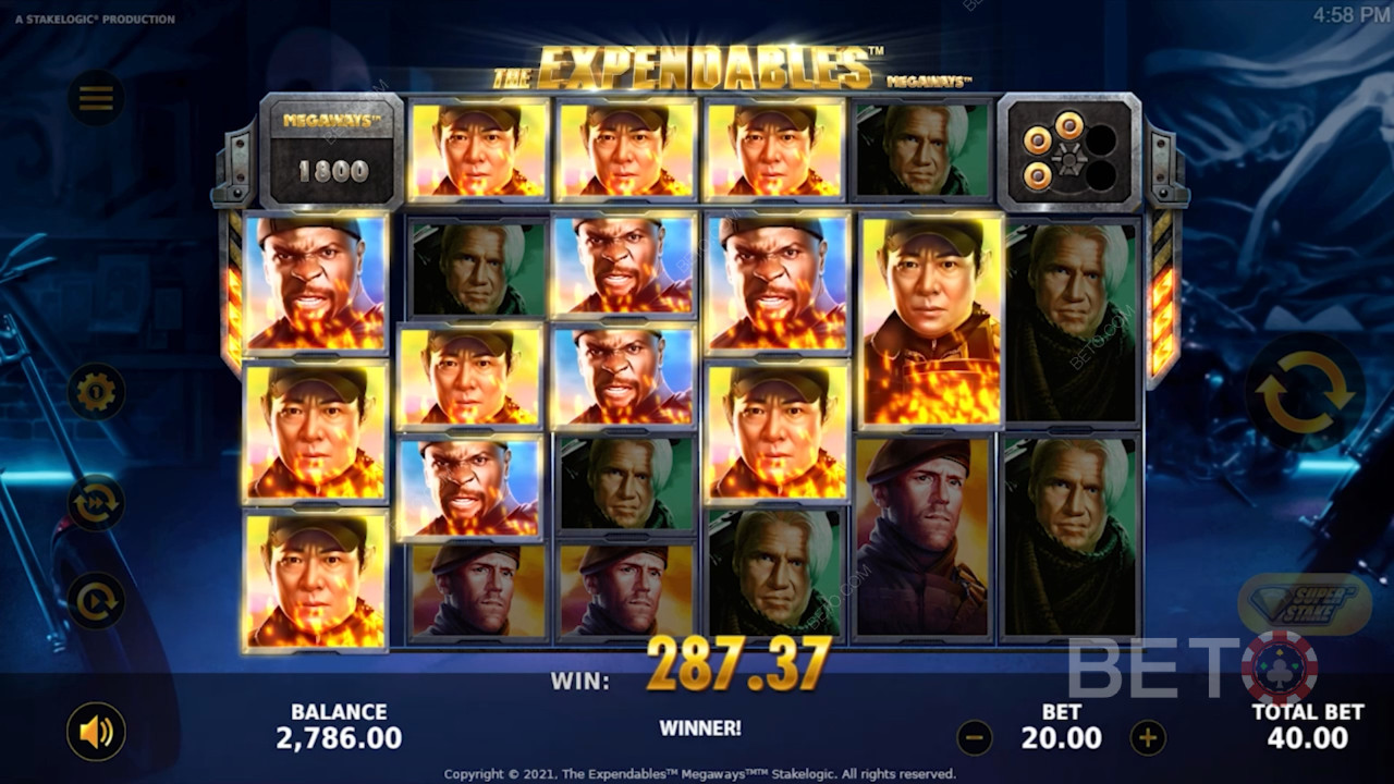 BETO স্লট দ্বারা The Expendables New Mission Megaways পর্যালোচনা