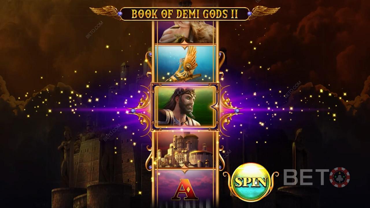 Book Of Demi Gods 2 এ প্রসারিত প্রতীক নির্বাচন করা হচ্ছে