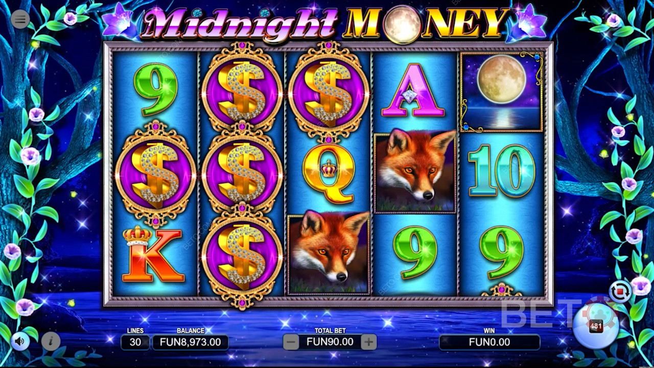 Midnight Money গ্রিডে বন্য প্রাণী
