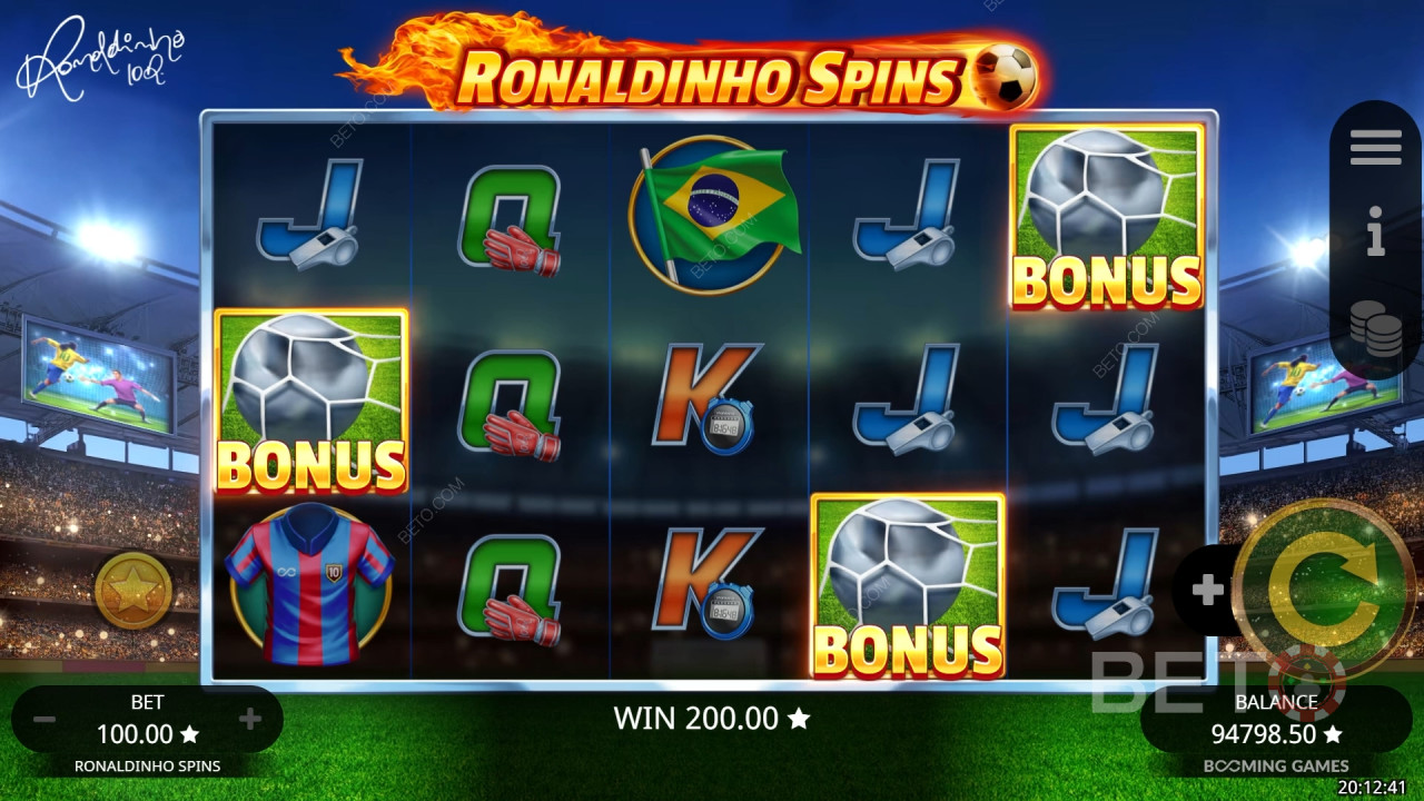Ronaldinho Spins ফ্রি খেলুন