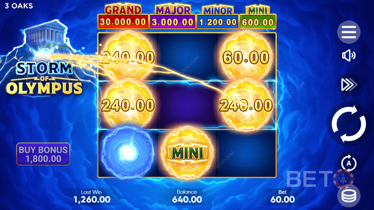 3 Oaks Gaming-এর Storm of Olympus কীভাবে খেলবেন