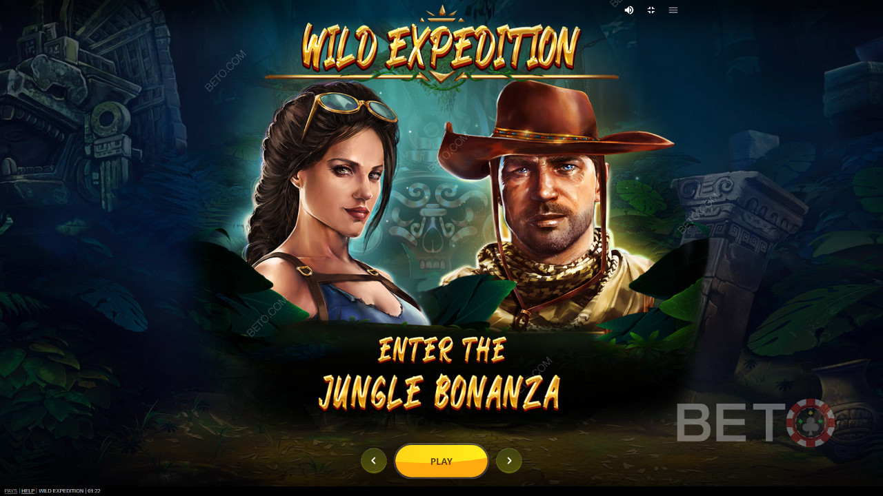Wild Expedition স্লটে তাদের পরবর্তী ভাগ্য-সন্ধানী অ্যাডভেঞ্চারের জন্য নিক এবং কারার সাথে যোগ দিন