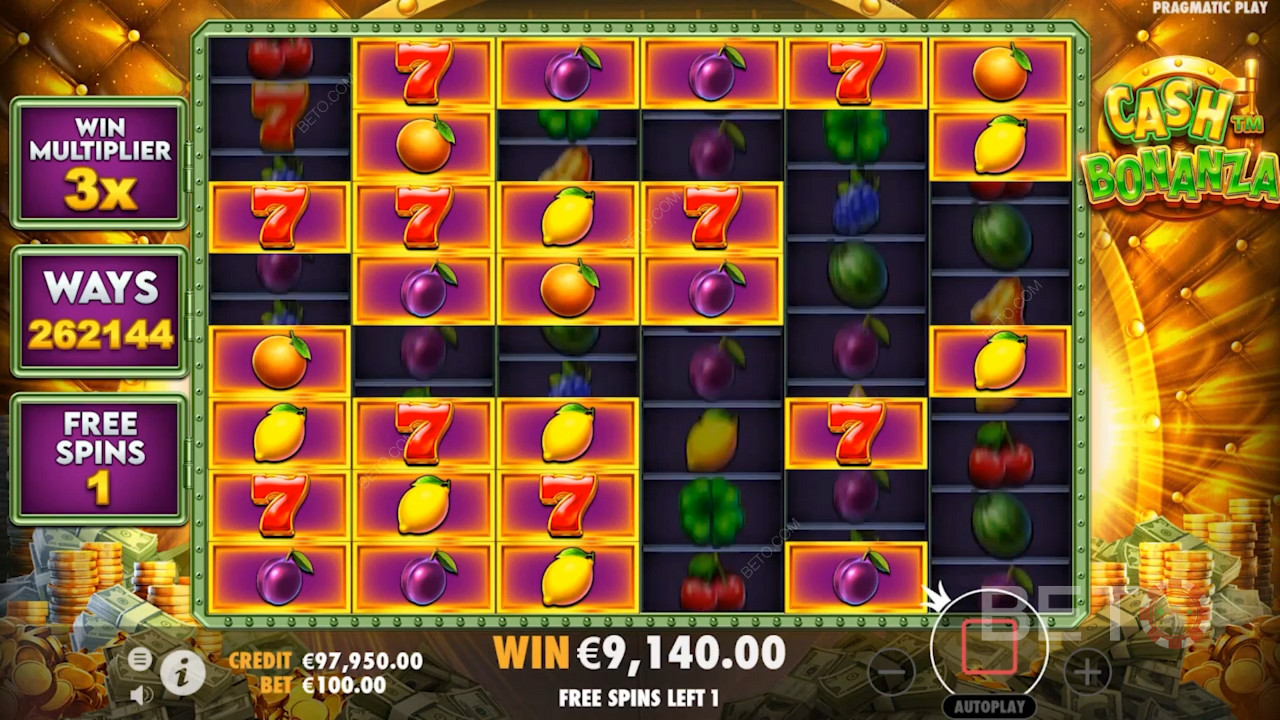 Cash Bonanza আকর্ষণীয় ভিজ্যুয়াল