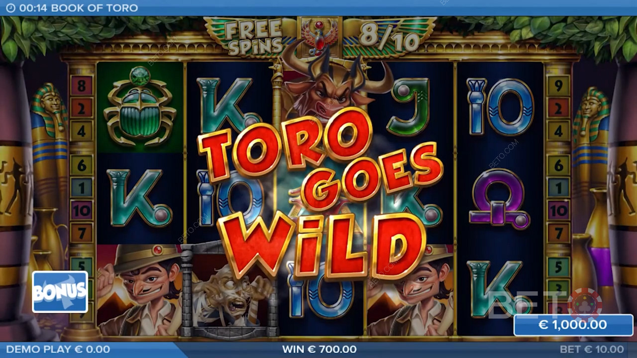 অন্যান্য Toro স্লটে দেখা ক্লাসিক Toro Goes Wild বৈশিষ্ট্য উপভোগ করুন