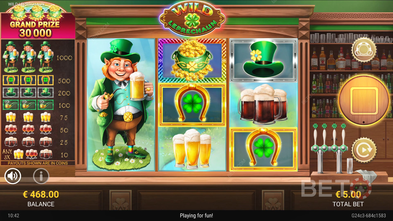 BETO স্লট দ্বারা বন্য Leprechaun পর্যালোচনা