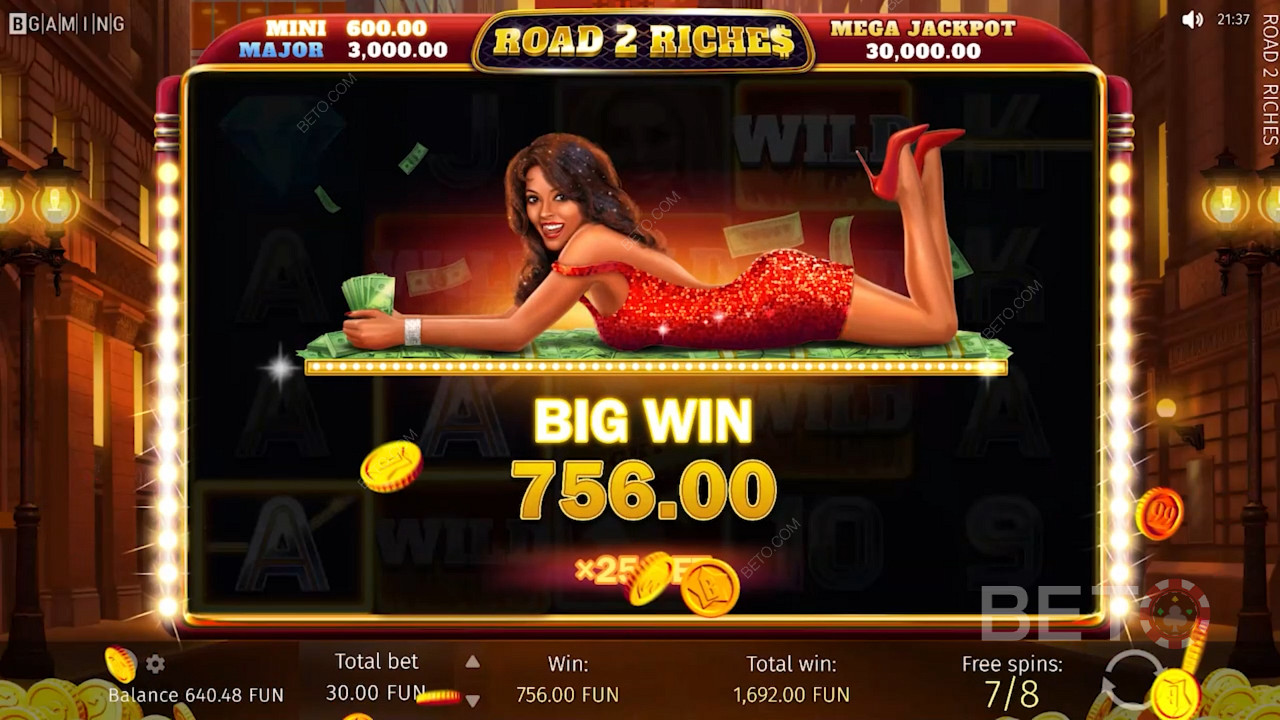 Road 2 Riches অসাধারণ বিজয়ী সম্ভাবনা