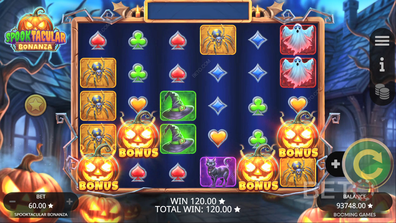BETO স্লট দ্বারা Spooktacular বোনানজা পর্যালোচনা