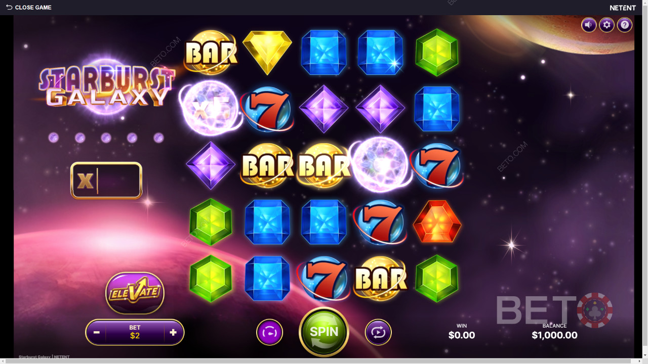 NetEnt Starburst গ্যালাক্সি কীভাবে খেলবেন