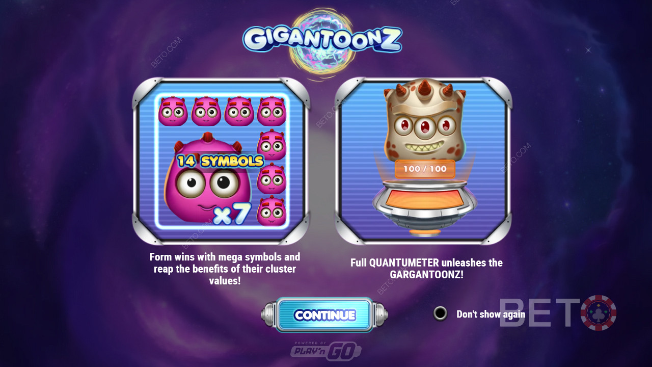 Gigantoonz স্লটে মেগা প্রতীক, 4টি মডিফায়ার এবং ক্লাস্টার জয় উপভোগ করুন