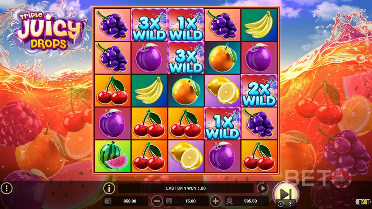 Triple Juicy Drops ফ্রি খেলুন