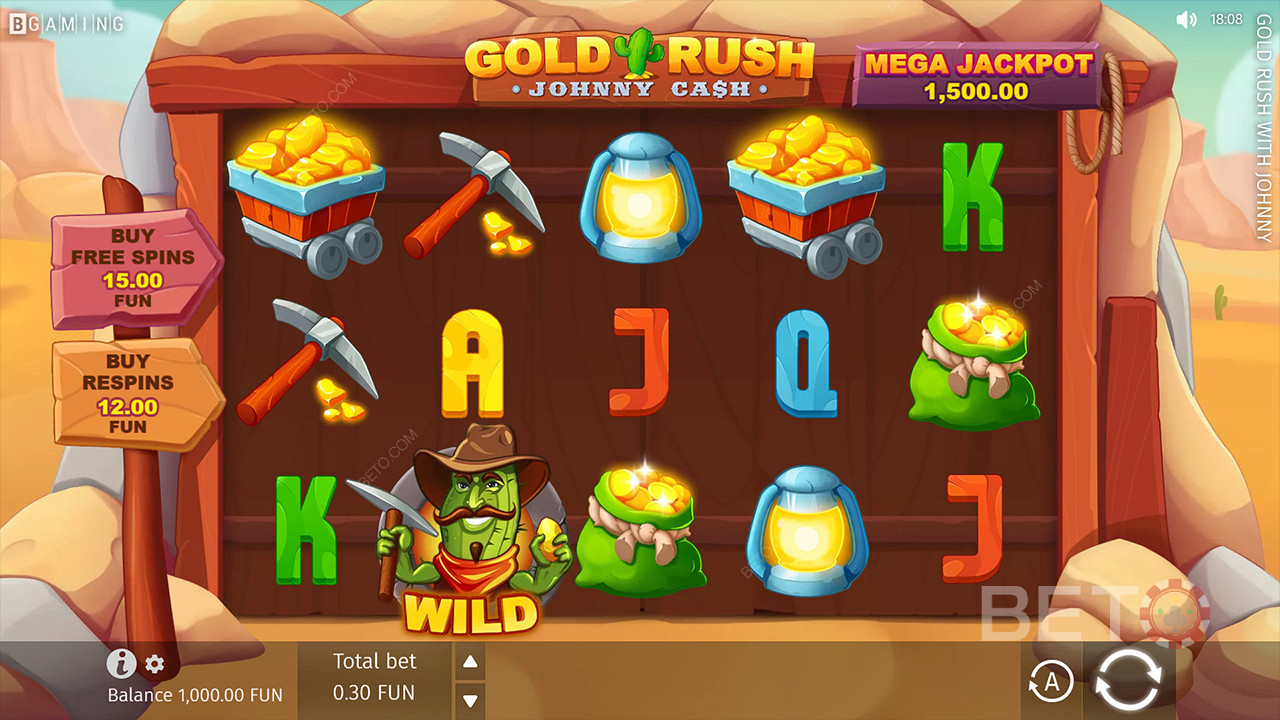 Gold Rush With Johnny Cash ফ্রি খেলুন