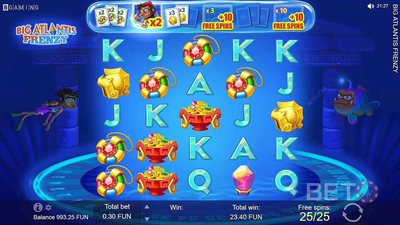 Big Atlantis Frenzy ফ্রি খেলুন