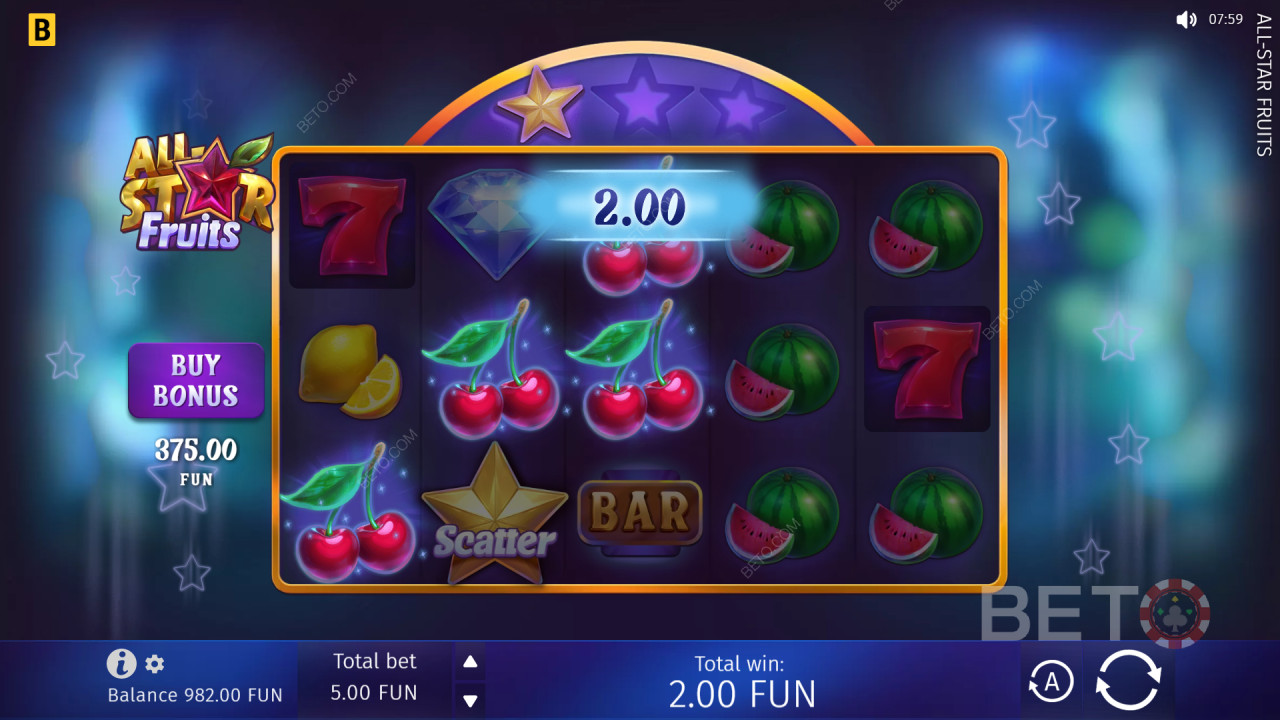 BGAMING এর অল-স্টার ফ্রুটস কীভাবে খেলবেন