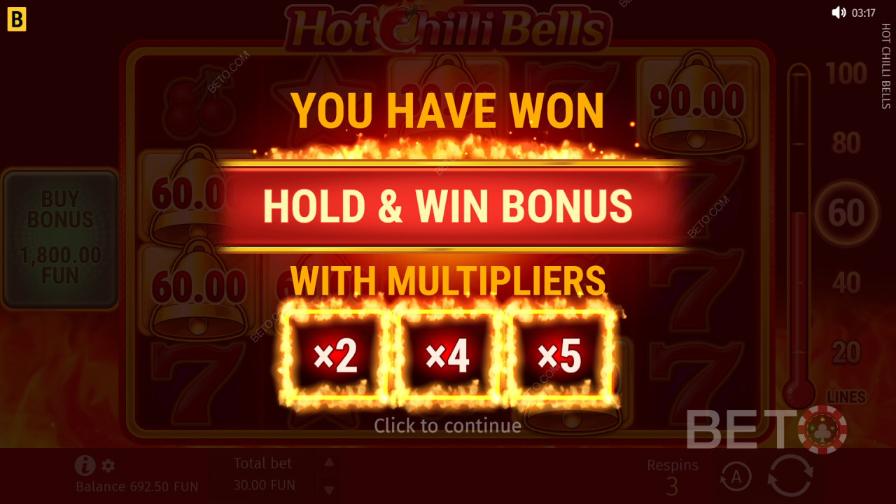 BGaming-এর Hot Chilli Bells-এ বোনাস ফিচারগুলির ব্যাখ্যা