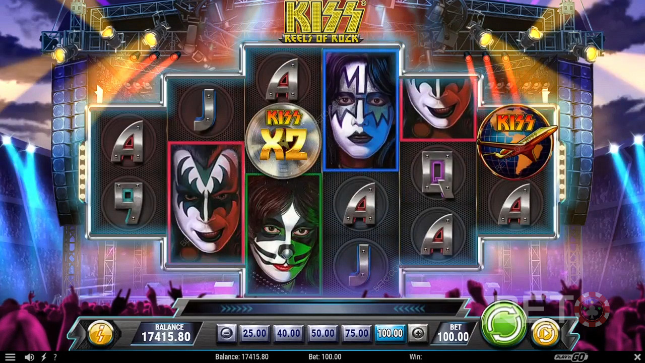 KISS Reels of Rock ফ্রি খেলুন