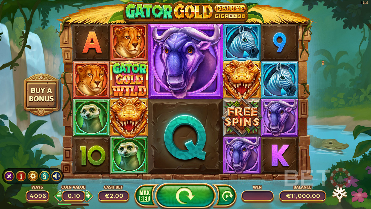 Gator Gold Deluxe Gigablox ফ্রি খেলুন