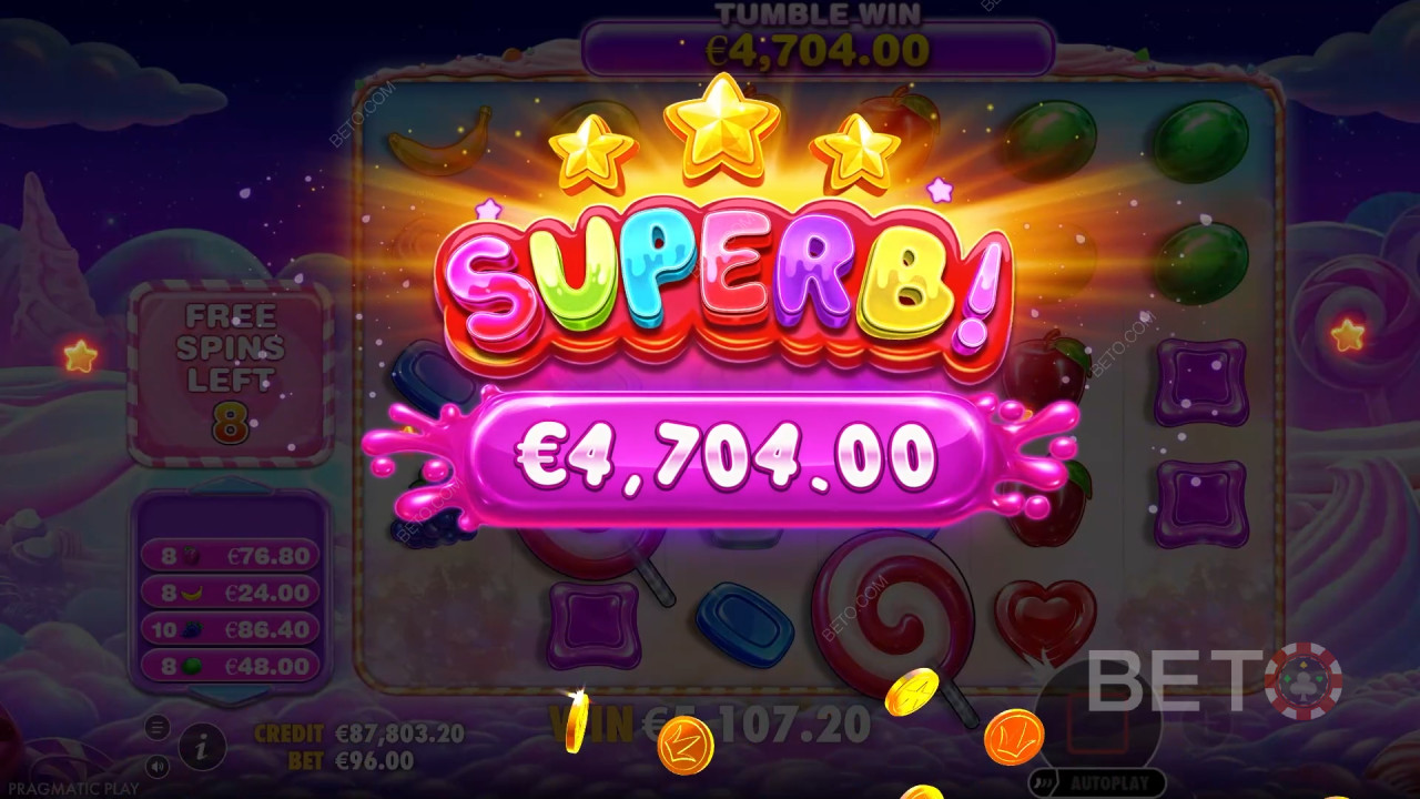 BETO Slots-এর Sweet Bonanza 2500 রিভিউ