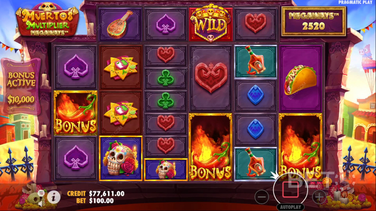 Muertos Multiplier Megaways ফ্রি খেলুন
