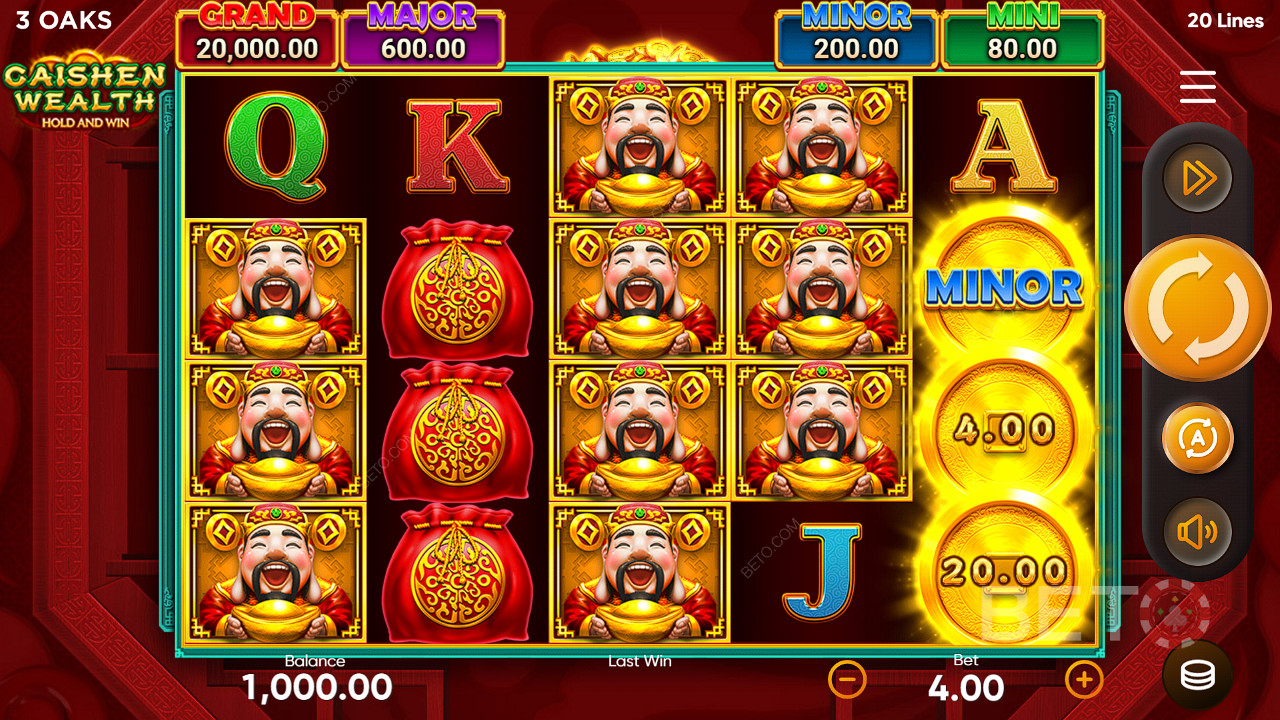 Caishen Wealth Hold and Win ফ্রি খেলুন