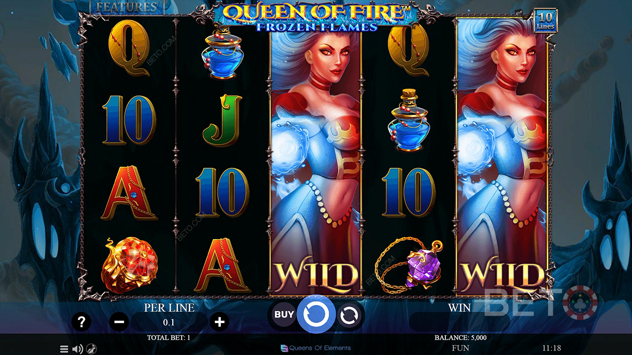 Queen Of Fire - Frozen Flames ফ্রি খেলুন