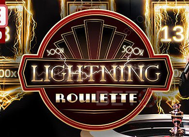 একটি পণ কৌশল সঙ্গে Lightning Roulette খেলুন.