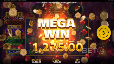 Arena of Gold: Shields of Glory Power Combo স্লট - ফ্রি খেলা এবং রিভিউস (2026)